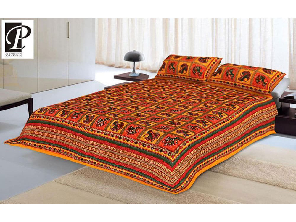 Katha Work Bedsheets Maadhar
